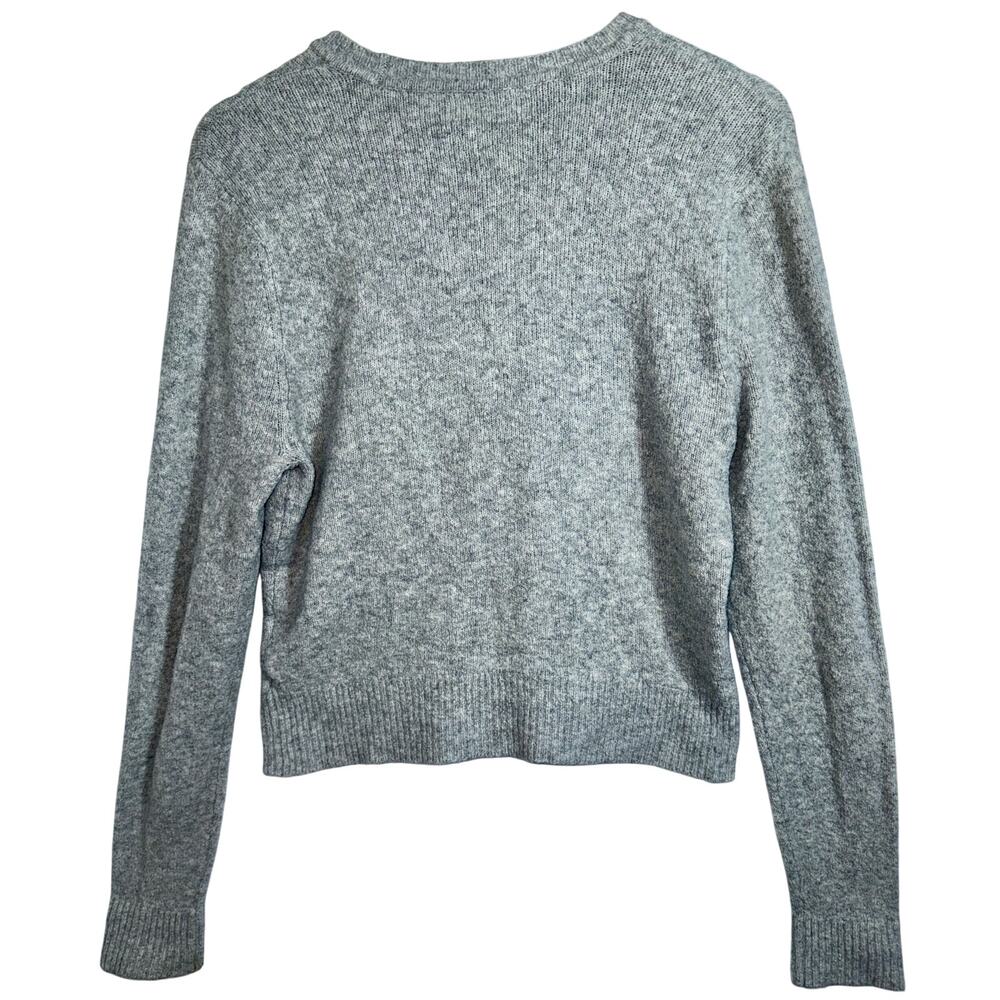 Abercrombie & Fitch Heather Gray Wool Blend Pullover Crew Neck Sweater Size XL - Picture 3 of 8